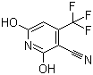 structure of CAS# 3335-46-4, 3-氰基-2,6-二羟基-4-三氟甲基吡啶