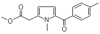 CAS 登录号：33369-52-7, 1-甲基-5-(4-甲基苯甲酰基)-1H-吡咯-2-乙酸甲酯
