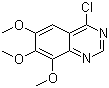 structure of CAS# 33371-00-5, 4-氯-6,7,8-三甲氧基喹唑啉