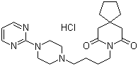 structure of CAS# 33386-08-2, 盐酸丁螺环酮