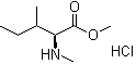 structure of CAS# 3339-43-3, N-甲基-L-异亮氨酸甲酯盐酸盐