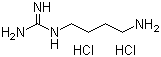 CAS # 334-18-9, 1-Amino-4-guanidinobutane dihydrochloride, Agmatine dihydrochloride
