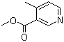 CAS 登录号：33402-75-4, 4-甲基烟酸甲酯