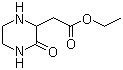 structure of CAS# 33422-35-4, Ethyl 2-(3-oxopiperazin-2-yl)acetate