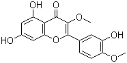 CAS # 33429-83-3, Quercetin 3,4'-dimethyl ether, 5,7,3'-Trihydroxy-3,4'-dimethoxyflavone, NSC 106970