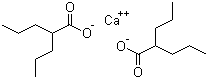 CAS 登录号：33433-82-8, 丙戊酸钙, 2-丙基戊酸钙, 二丙基醋酸钙