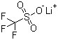 CAS 登录号：33454-82-9, 三氟甲基磺酸锂, 三氟甲磺酸锂