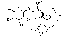 CAS 登录号：33464-78-7, (-)-去甲络石苷