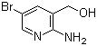 structure of CAS# 335031-01-1, 2-氨基-5-溴-3-(羟甲基)吡啶