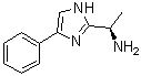 structure of CAS# 335246-81-6, (1R)-1-(4-苯基-1H-咪唑-2-基)乙胺