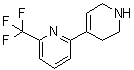 CAS # 335267-11-3, 4-[6-(Trifluoromethyl)pyrid-2-yl]-1,2,3,6-tetrahydropyridine, 1',2',3',6'-Tetrahydro-6-(trifluoromethyl)-2,4'-bipyridine