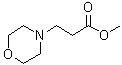 structure of CAS# 33611-43-7, 4-吗啉丙酸甲酯