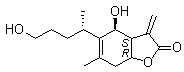 脱乙酰旋覆花内酯分子结构 (CAS 33620-72-3)