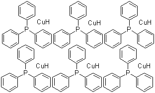 structure of CAS# 33636-93-0, 三苯基膦-氢化铜六聚物