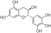 (-)-Gallocatechin molecular structure (CAS 3371-27-5)