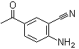 structure of CAS# 33720-71-7, 5-乙酰基-2-氨基苯甲腈