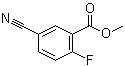 structure of CAS# 337362-21-7, 5-氰基-2-氟苯甲酸甲酯