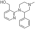 structure of CAS# 337376-18-8, 1-(3-羟甲基吡啶-2-基)-4-甲基-2-苯基哌嗪