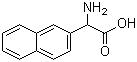Amino(naphthalen-2-yl)acetic acid molecular structure (CAS 33741-78-5)