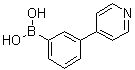 structure of CAS# 337536-25-1, [3-(4-吡啶基)苯基]硼酸