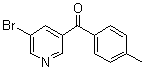 CAS 登录号：337932-29-3, (5-溴-3-吡啶基)(4-甲基苯基)甲酮