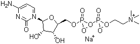 structure of CAS# 33818-15-4, 胞磷胆碱钠