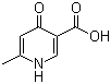 structure of CAS# 33821-58-8, 6-甲基-4-氧代-1,4-二氢吡啶-3-羧酸