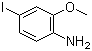 structure of CAS# 338454-80-1, 4-碘-2-甲氧基苯胺