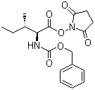CAS 登录号：3391-99-9, N-(苯基甲氧基羰基)-L-异亮氨酸 2,5-二氧代-1-吡咯烷基酯