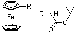 CAS 登录号：339195-19-6, [[(1,1-二甲基乙氧基)羰基]氨基]二茂铁