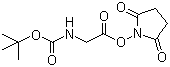 CAS 登录号：3392-07-2, Boc-甘氨酸-N-羟基琥珀酰亚胺酯, N-叔丁氧羰基甘氨酸-N-羟基琥珀酰亚胺酯
