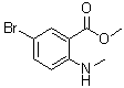 structure of CAS# 33922-96-2, 5-溴-N-甲基邻氨基苯甲酸甲酯