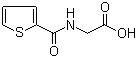 structure of CAS# 33955-17-8, [(噻吩-2-羰基)氨基]乙酸