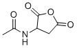CAS # 3397-54-4, N-(2,5-dioxooxolan-3-yl)acetamide, N-acetyl-DL-aspartic acid-anhydride