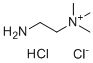 structure of CAS# 3399-67-5, 2-氨基-N,N,N-三甲基-乙铵氯化物盐酸盐(1:1:1)