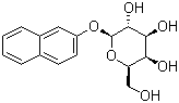 structure of CAS# 33993-25-8, 2-萘基 beta-D-吡喃半乳糖苷
