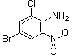structure of CAS# 34033-41-5, 4-溴-2-氯-6-硝基苯胺