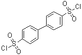structure of CAS# 3406-84-6, [1,1'-联苯]-4,4'-二磺酰二氯