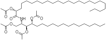 CAS 登录号：340702-68-3, (2R)-2-(乙酰氧基)-N-[(1S,2S,3R)-2,3-双(乙酰氧基)-1-[(乙酰氧基)甲基]十七烷基]二十四碳酰胺