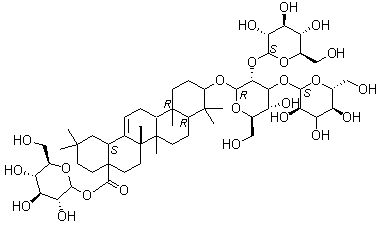 structure of CAS# 340963-86-2, 辽东楤木皂苷 V