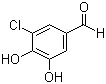 structure of CAS# 34098-18-5, 3-氯-4,5-二羟基苯甲醛