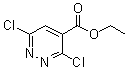 structure of CAS# 34127-22-5, Ethyl 3,6-dichloropyridazine-4-carboxylate