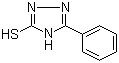 structure of CAS# 3414-94-6, 5-苯基-1,2,4-三唑-3-硫醇