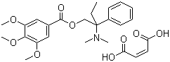 structure of CAS# 34140-59-5, 曲美布汀马来酸盐