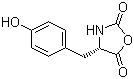 structure of CAS# 3415-08-5, (4S)-4-[(4-羟基苯基)甲基]-2,5-恶唑烷二酮