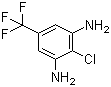 structure of CAS# 34207-44-8, 3,5-二氨基-4-氯三氟甲苯