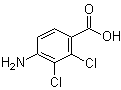 structure of CAS# 34263-51-9, 4-氨基-2,3-二氯苯甲酸