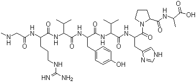 structure of CAS# 34273-10-4, Saralasin