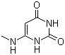 structure of CAS# 34284-87-2, 6-甲基氨基尿嘧啶