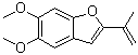 CAS # 34293-09-9, 5,6-Dimethoxy-2-isopropenylbenzofuran